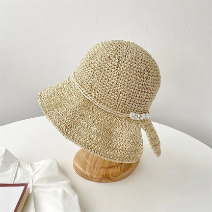Straw Cloche Hat