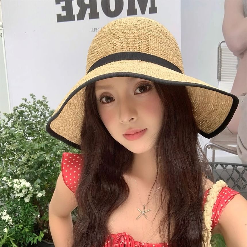 Hat Two Straw Cloche Tone