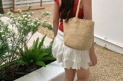 Hat Two Straw Cloche Tone