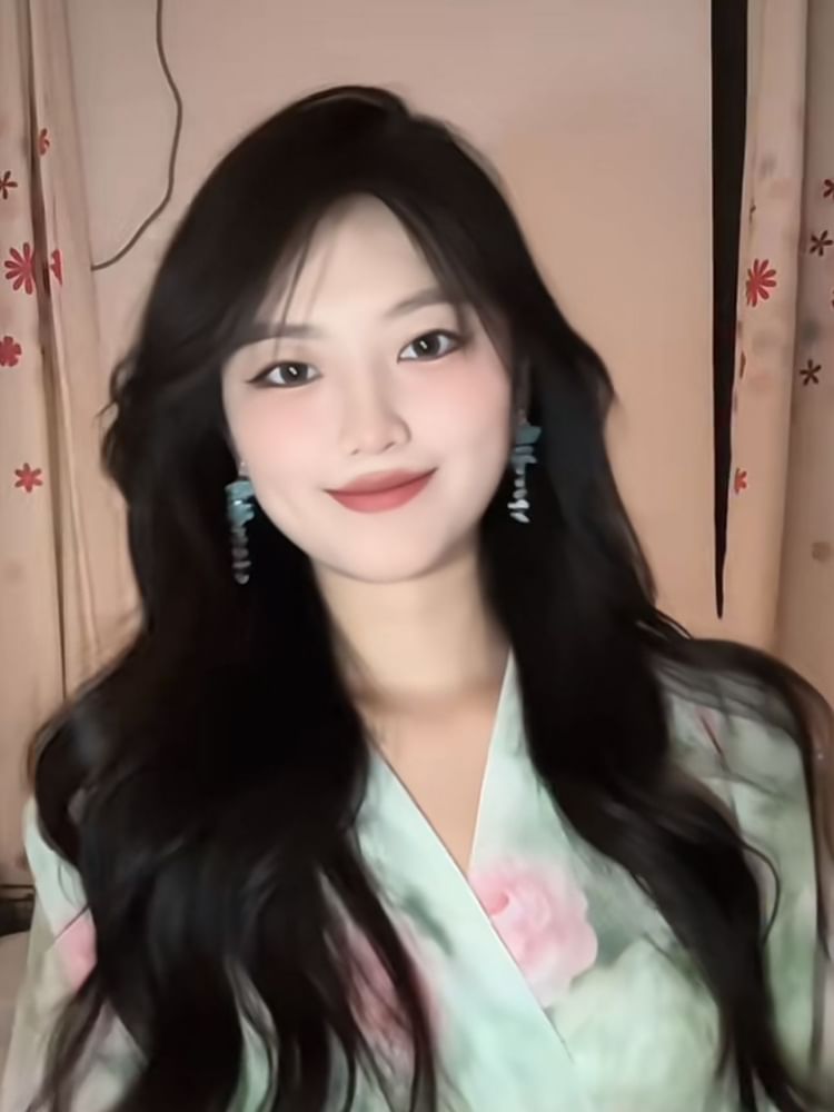 Bead Earring Dangle Alloy Floral