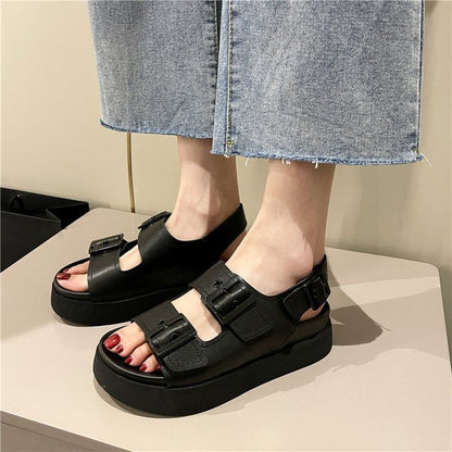 Sandals Platform Buckled
