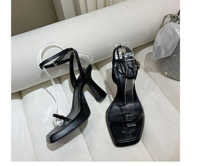 Ankle Platform High Sandals Heel Strap