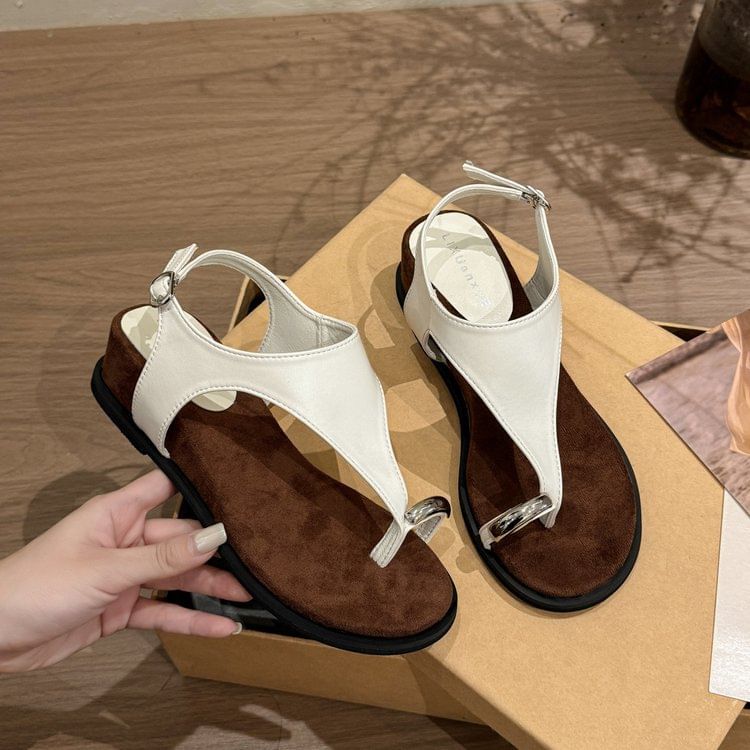 Toe Sandals Loop Wedge