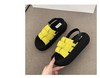 Sandals Platform Woven
