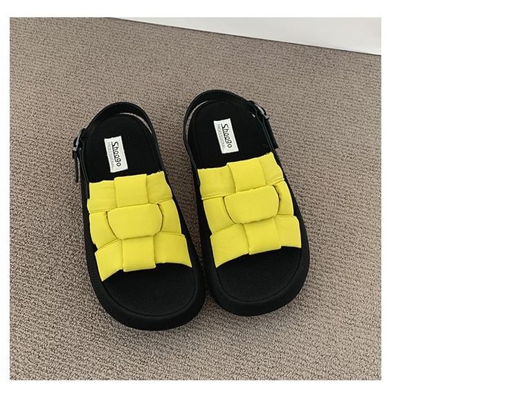 Sandals Platform Woven