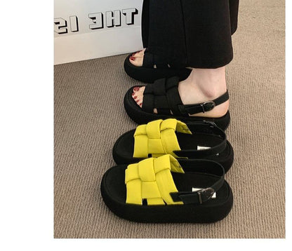 Sandals Platform Woven