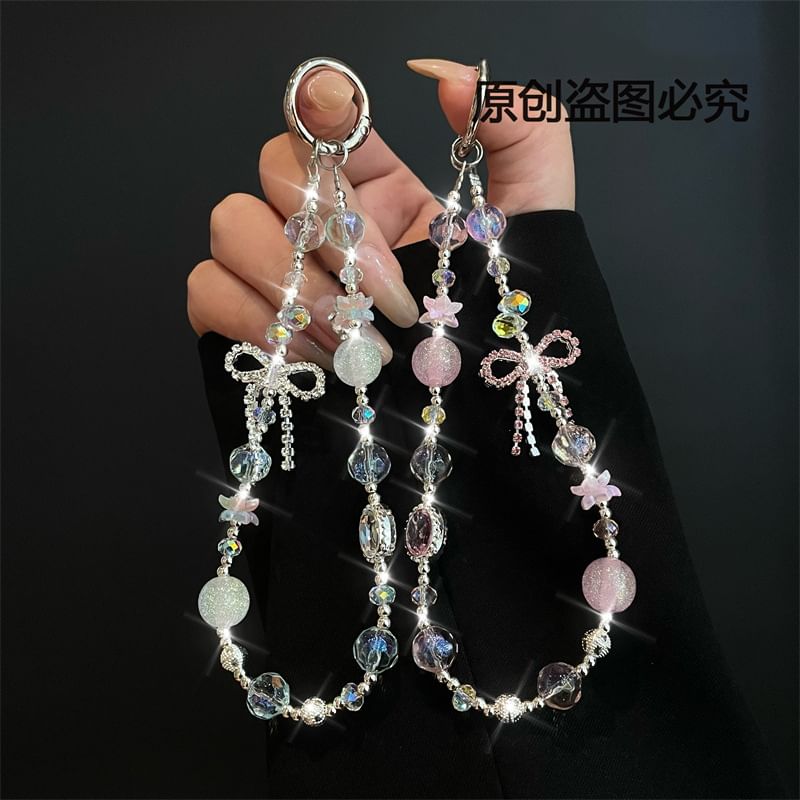 Bead with Phone Pad Lanyard