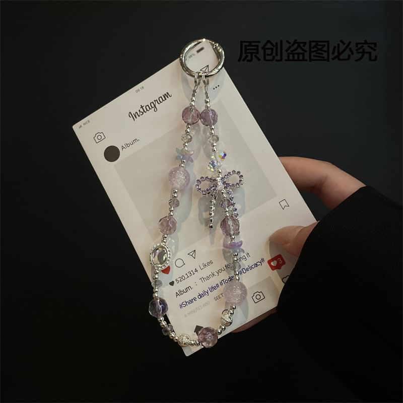 Bead with Phone Pad Lanyard