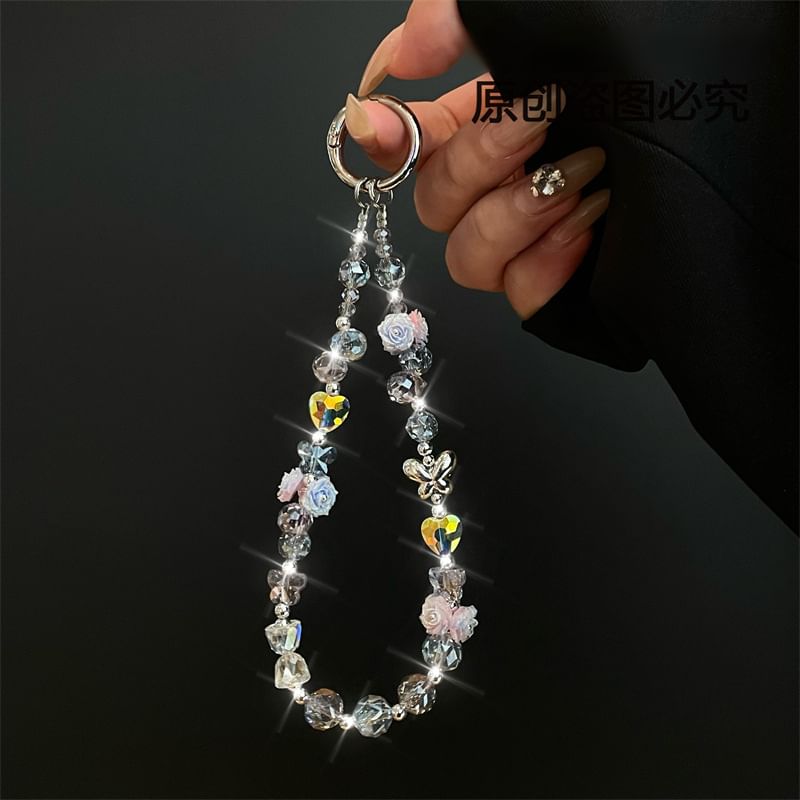 Flower Pad Lanyard with Phone