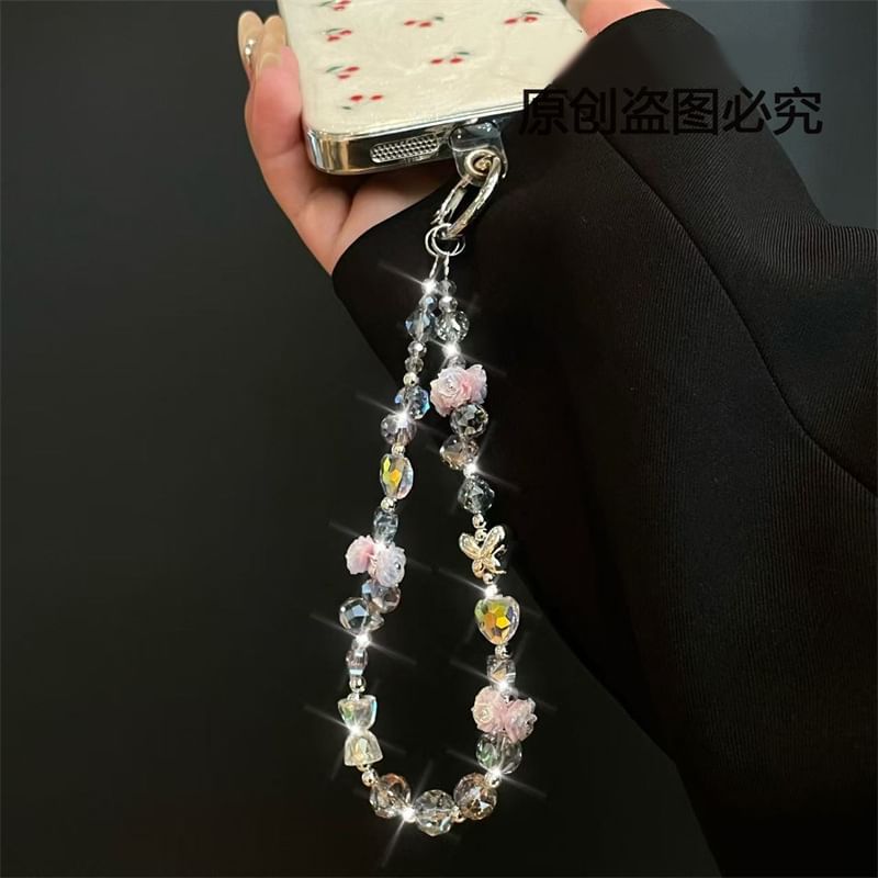 Flower Pad Lanyard with Phone