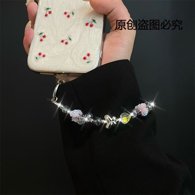 Flower Pad Lanyard with Phone