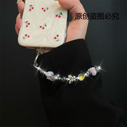 Flower Pad Lanyard with Phone