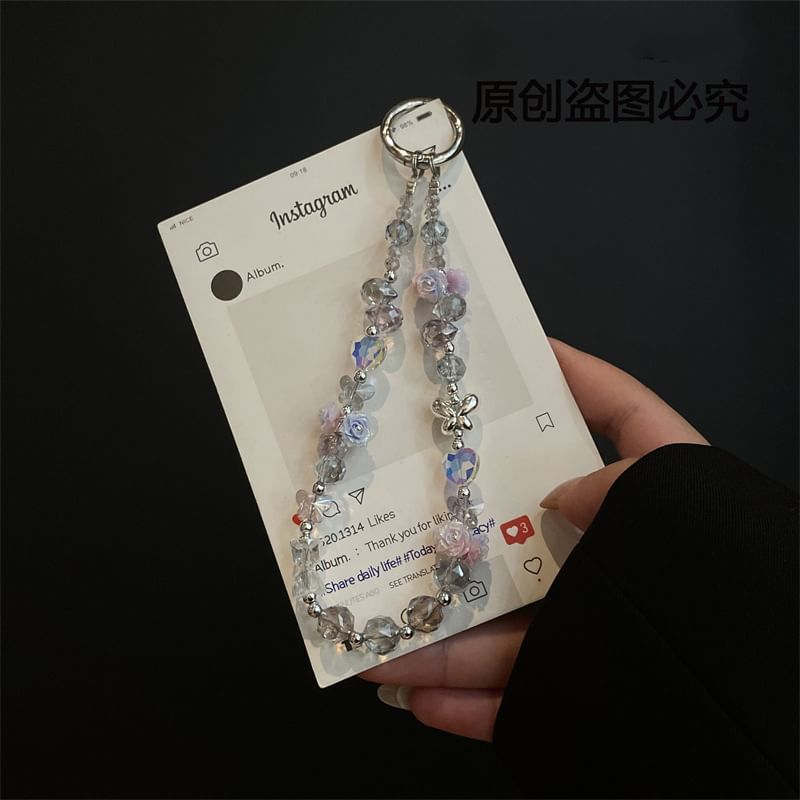 Flower Pad Lanyard with Phone