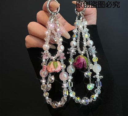 Pad Phone with Lanyard Beaded