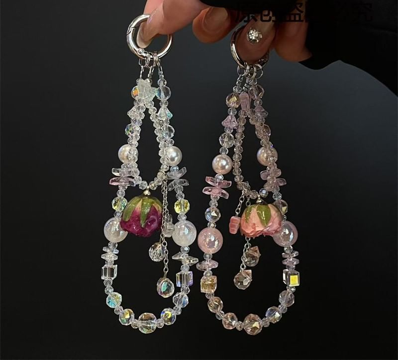 Pad Phone with Lanyard Beaded