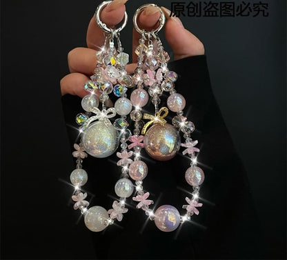 Pearl Phone Faux Lanyard with Pad