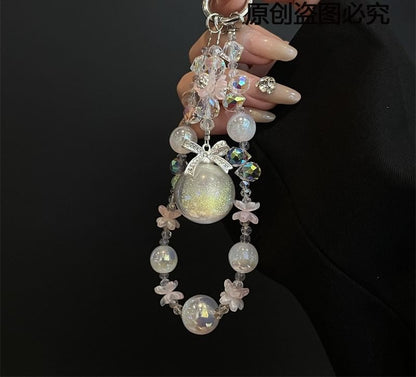 Pearl Phone Faux Lanyard with Pad