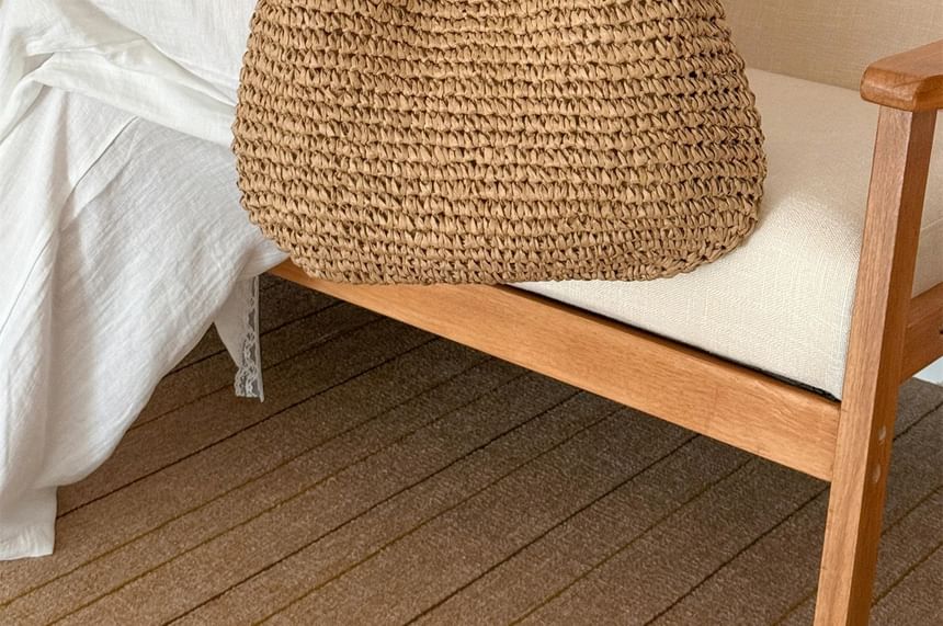 Plain Bag Tote Straw