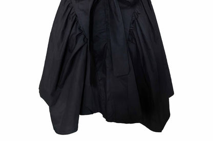 Tie Dress Square Back Waist Plain Neck Mini Open A-Line Sleeveless