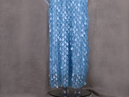 Sheath Dress Strapless Sequin Lace Maxi