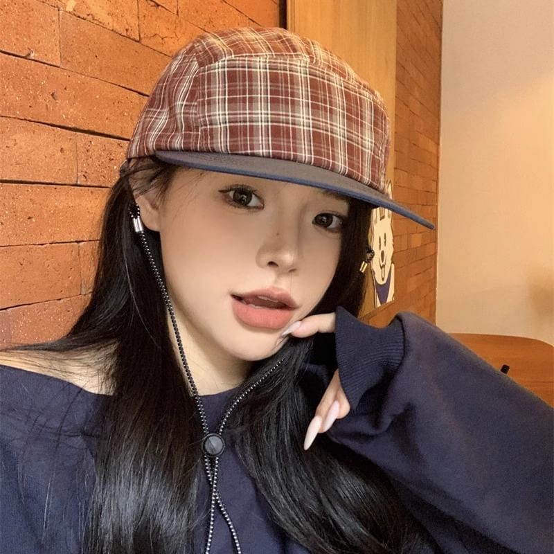 Plaid Cap Baseball