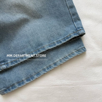 High Wide Leg Shorts Waist Denim
