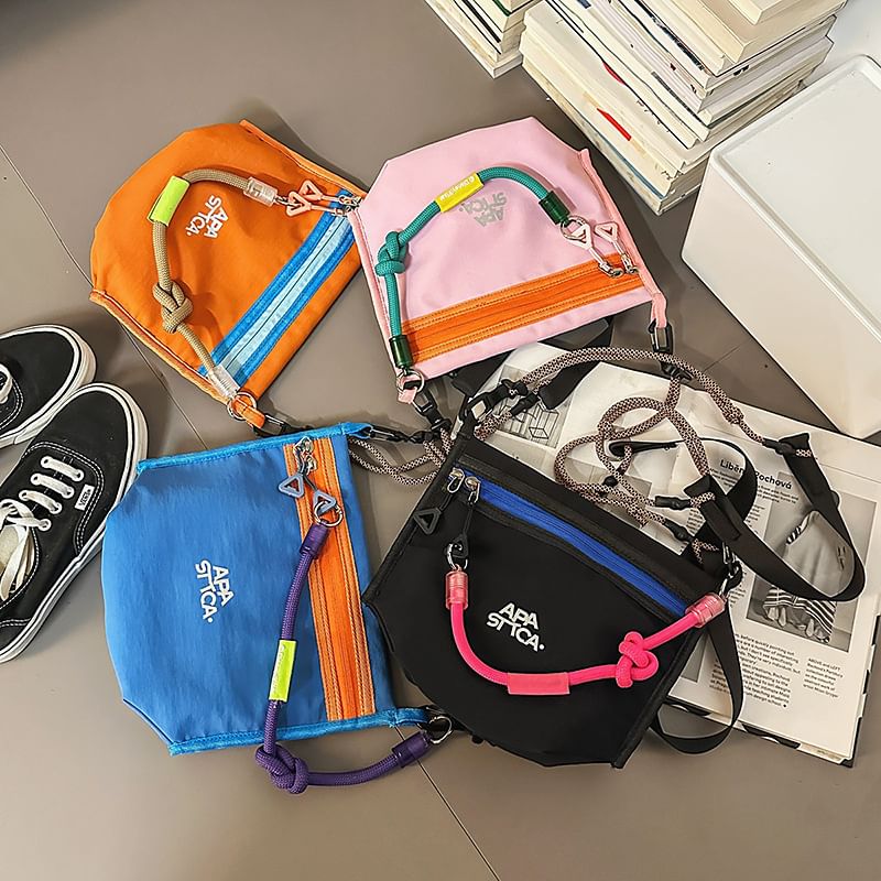 Strap Bag Crossbody Rope Lettering