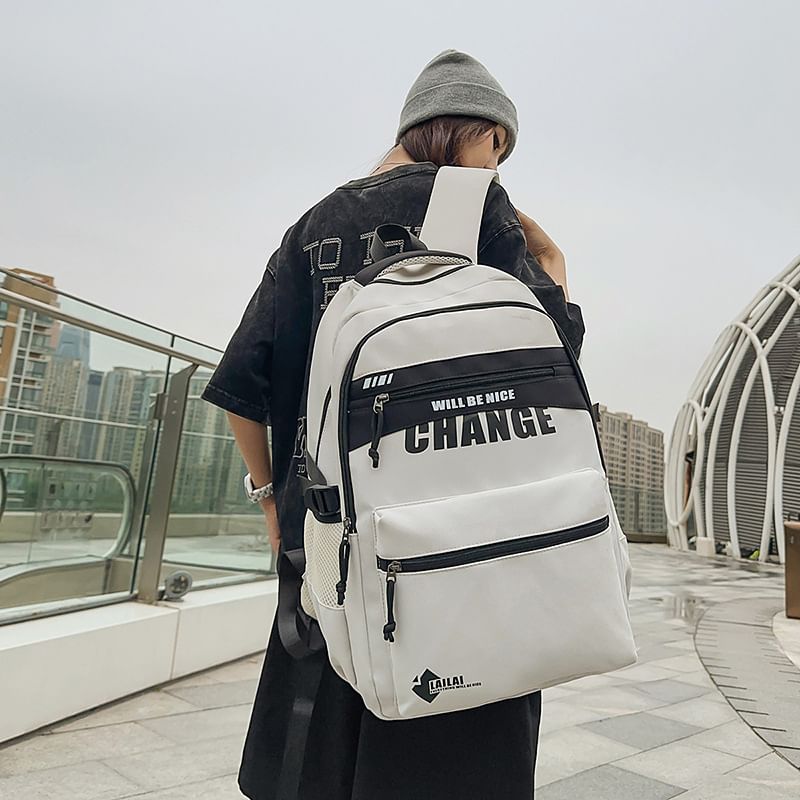 Tone Two Backpack Lettering