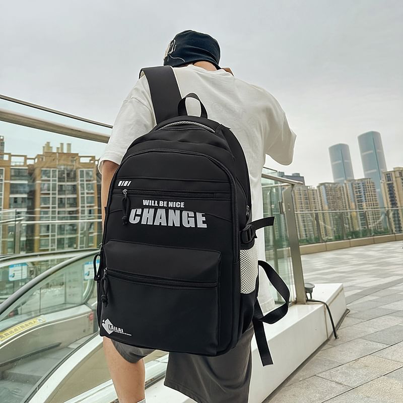 Tone Two Backpack Lettering