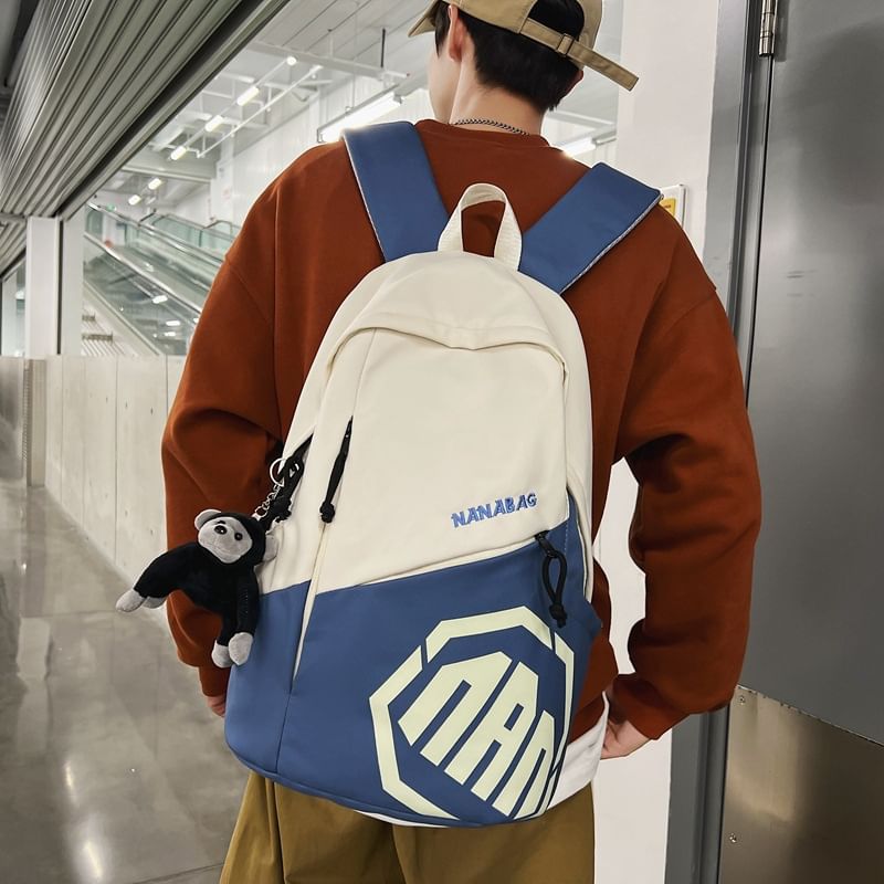 Godzilla Lettering / Backpack Charm Bag Set