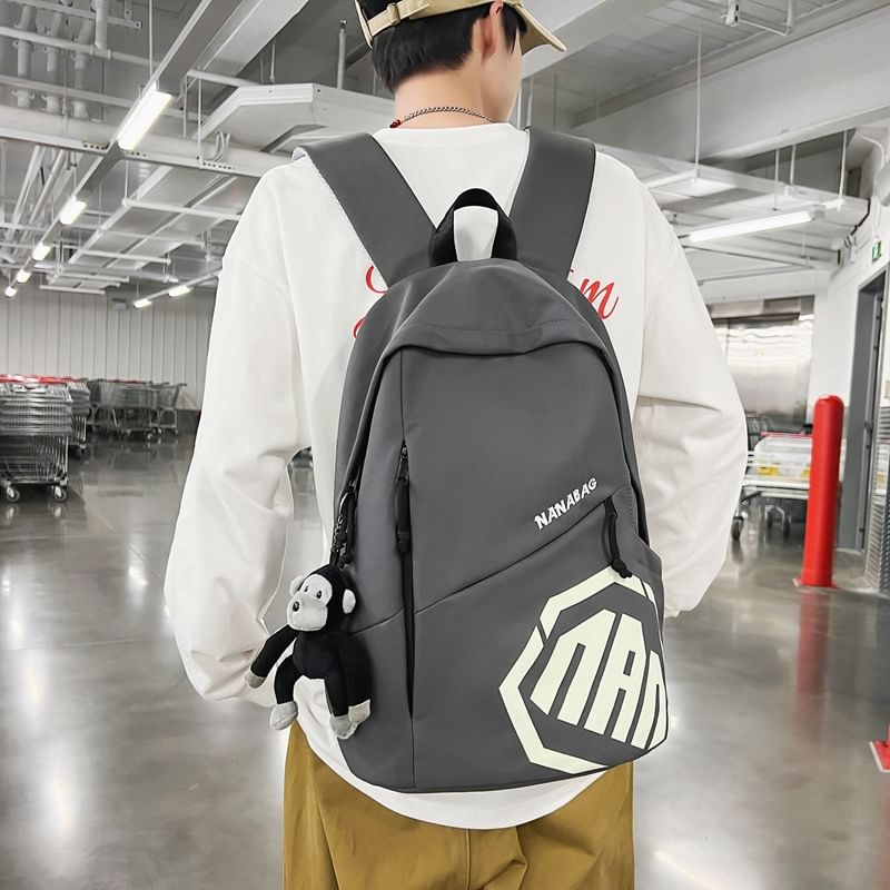 Godzilla Lettering / Backpack Charm Bag Set