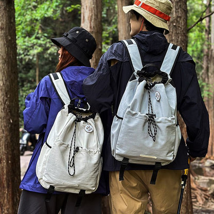 Drawstring Backpack Lettering