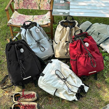 Drawstring Backpack Lettering