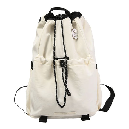 Drawstring Backpack Lettering
