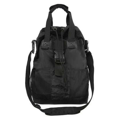 Drawstring Block Bag Color Crossbody