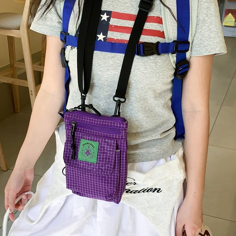 Crossbody Bag Flap Striped