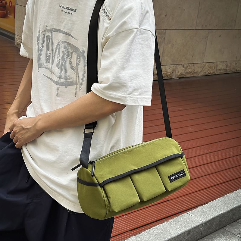 Crossbody Lettering Bag Barrel