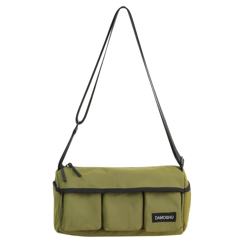 Crossbody Lettering Bag Barrel