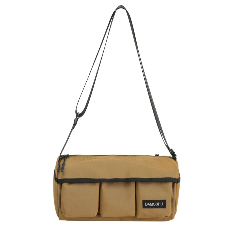 Crossbody Lettering Bag Barrel