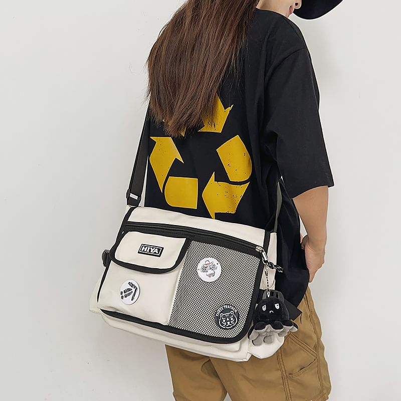 Pocket Crossbody Mesh Bag