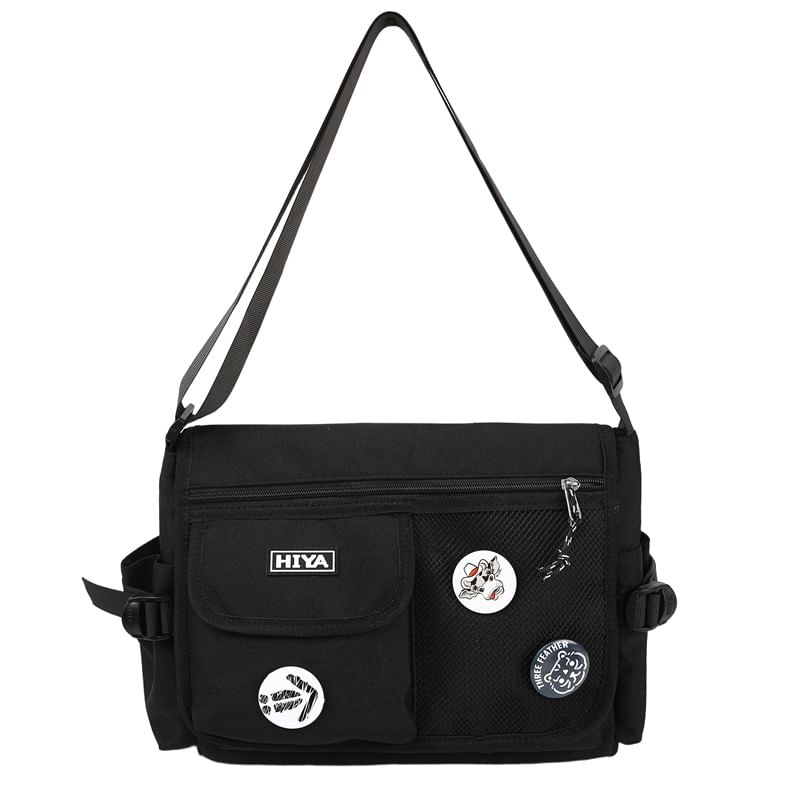 Pocket Crossbody Mesh Bag