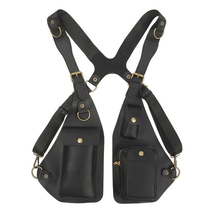 Belt Leather Faux Bag