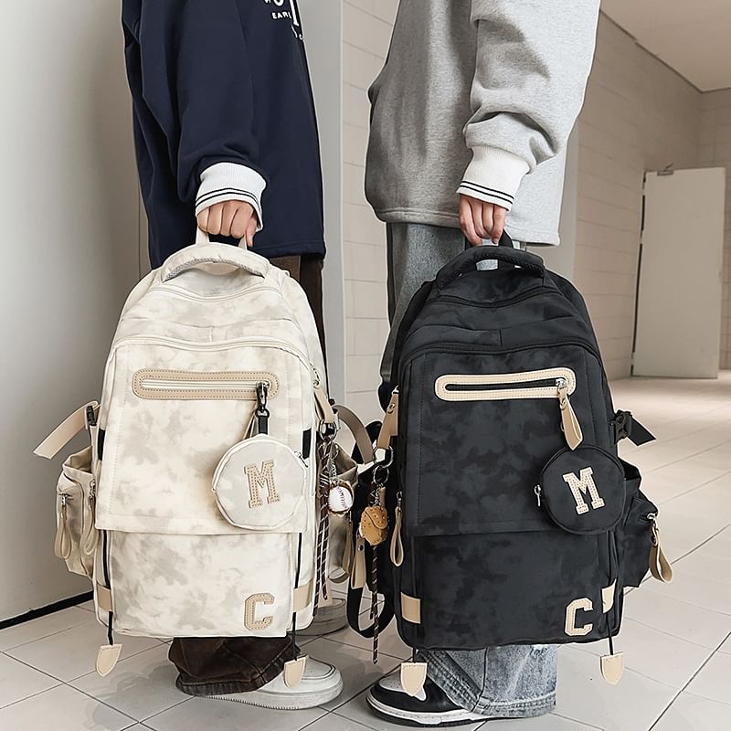 Coin Set Backpack Camouflaged / Print Purse