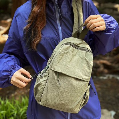 Nylon Backpack Plain