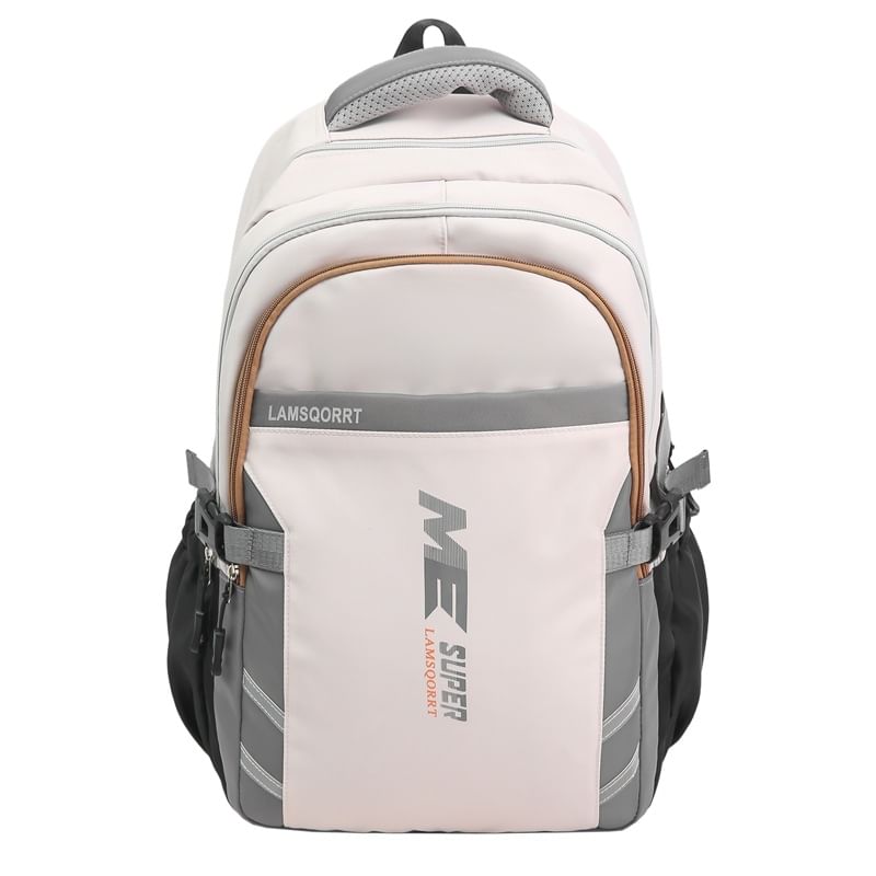 Lettering Backpack Buckled