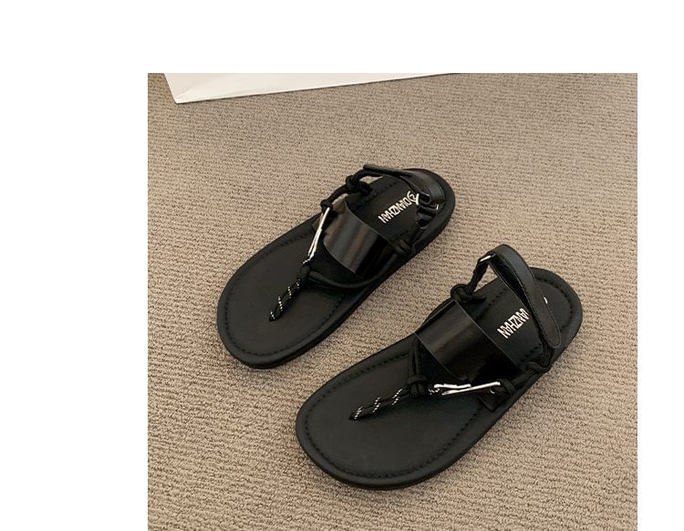 Sandals Buckled Thong