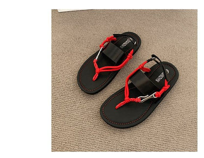 Sandals Buckled Thong