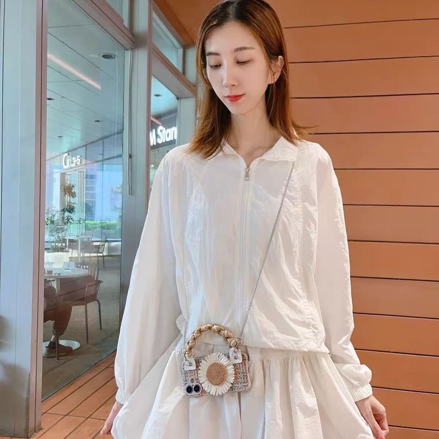 Set Strap / Sunflower Adhesive Lanyard Decoration Woven Case Phone