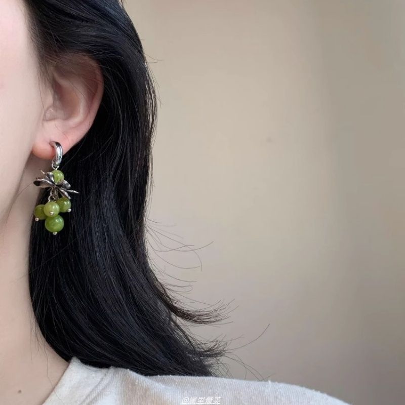 Grape Drop Earring