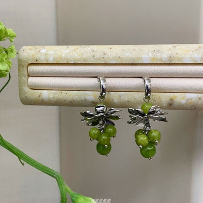 Grape Drop Earring
